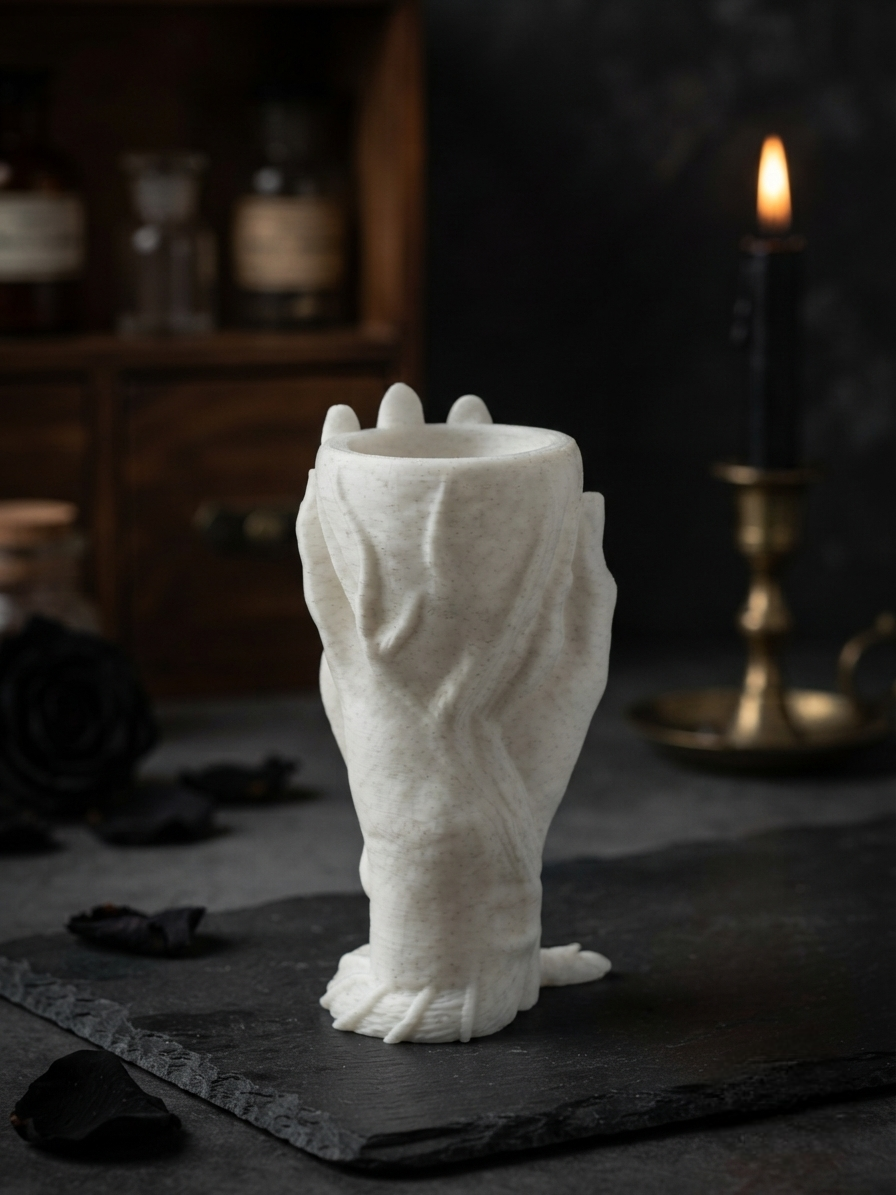 Femme Form Planter – 3D Printed Gothic Sculptural Pot